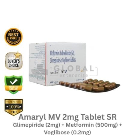 Glimepiride 2mg and Metformin 500mg and Voglibose 0.2mg