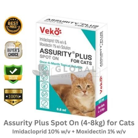 Assurity Plus Spot On (4-8kg) for Cats