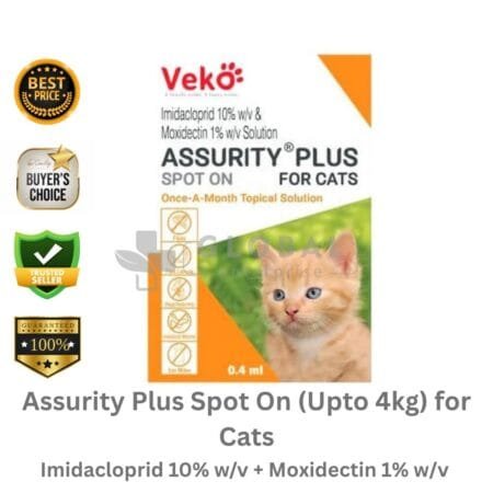 Assurity Plus Spot On (Upto 4kg) for Cats