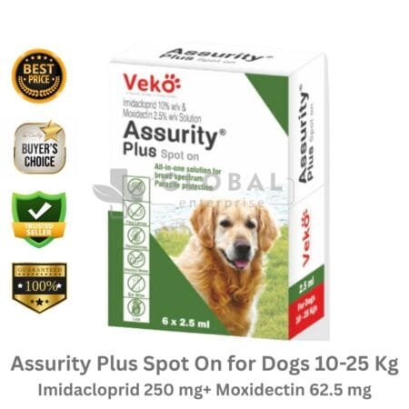 Assurity Plus Spot On for Dogs 10-25 Kg