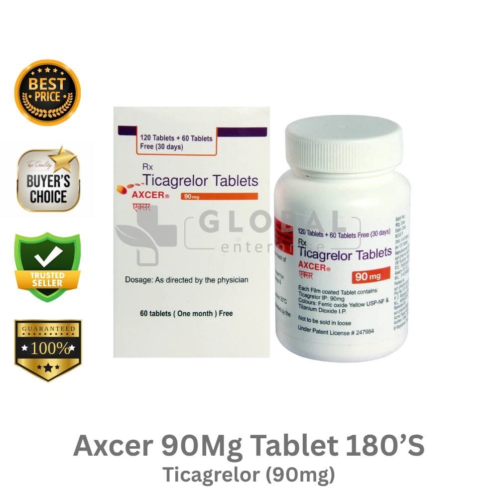 Axcer 90Mg Tablet 180'S