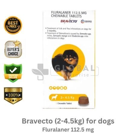 Bravecto (2-4.5kg) for dogs