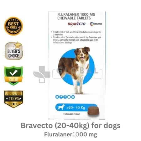 Bravecto (20-40kg) for dogs