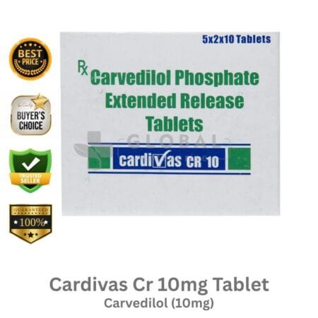 Cardivas Cr 10mg Tablet