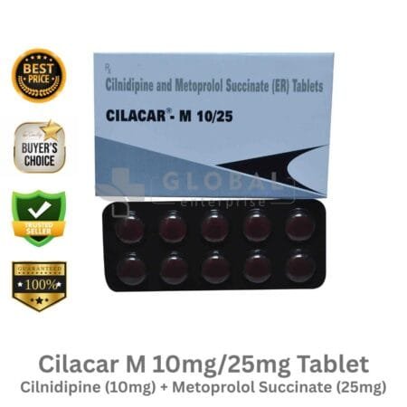 Cilacar M 10mg/25mg Tablet