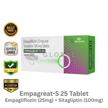 Empagliflozin 25mg and Sitagliptin 100mg