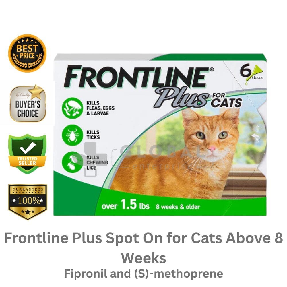 Frontline Plus Spot On for Cats Above 8 Weeks