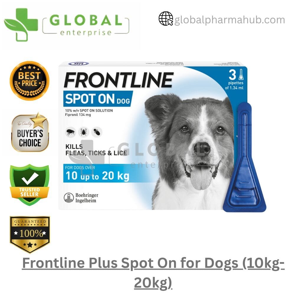 Frontline Plus Spot On for Dogs (10kg-20kg)