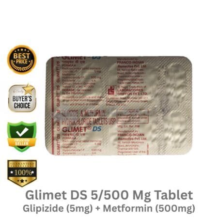Glipizide 5mg and Metformin 500mg