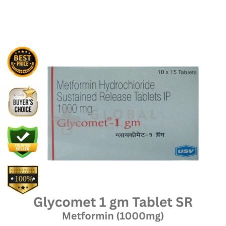 Glycomet 1 gm Tablet SR