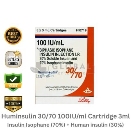 Insulin Isophane (70%) + Human insulin (30%)