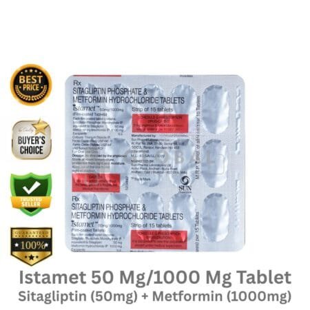 Sitagliptin (50mg) + Metformin (1000mg)
