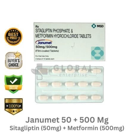 Sitagliptin 50mg and Metformin 500mg