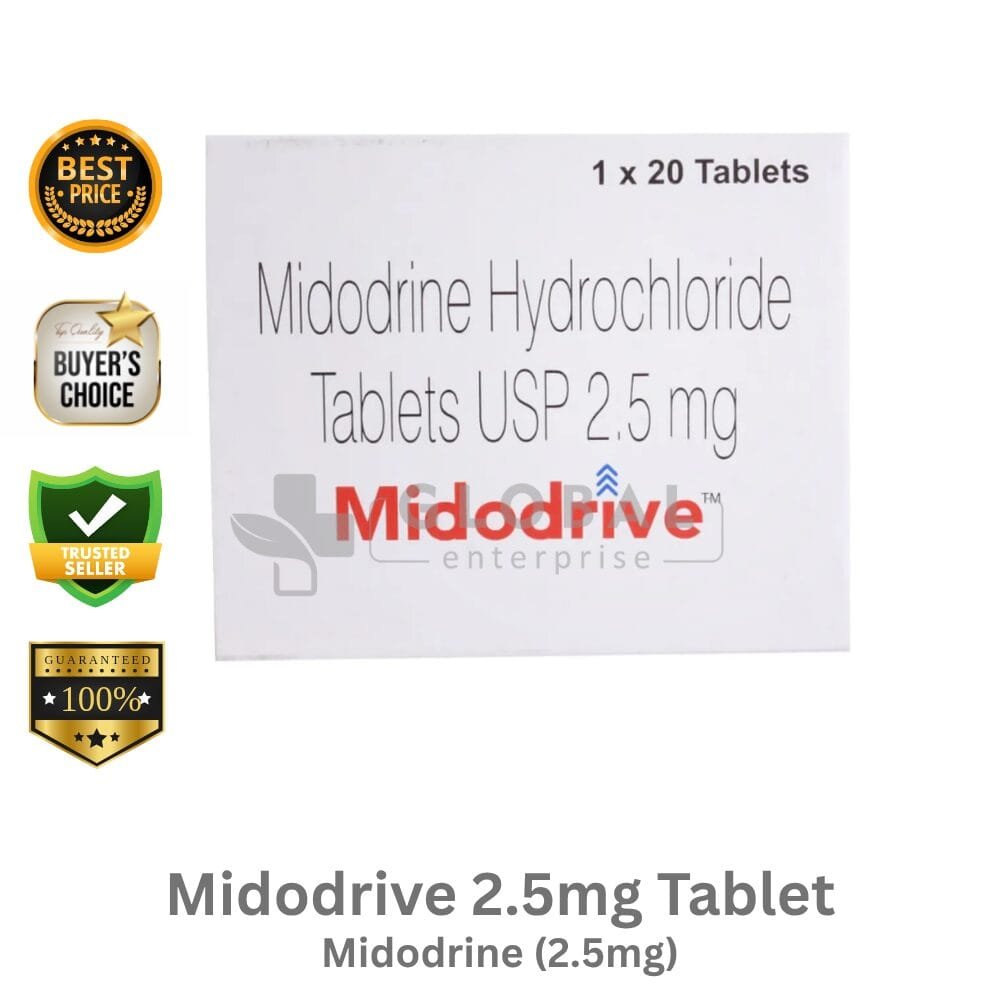 Midodrive 2.5mg Tablet