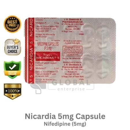Nicardia 5mg Capsule