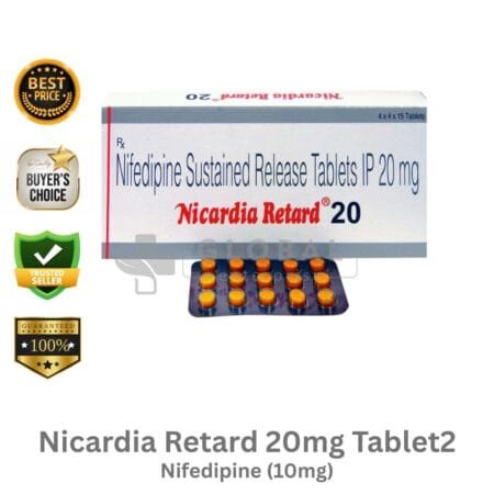 Nicardia Retard 20mg Tablet
