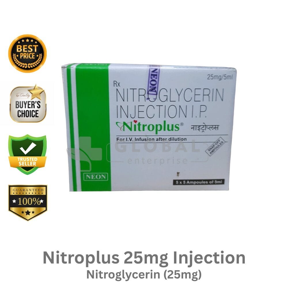 Nitroplus 25mg Injection