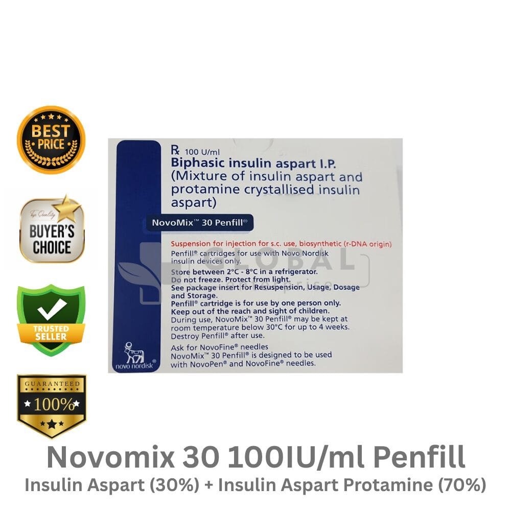 Insulin Aspart 30% and Insulin Aspart Protamine 70%