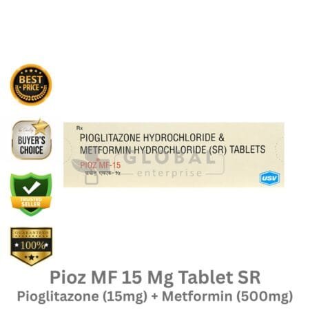 Pioglitazone 15 mg + Metformin 500 mg