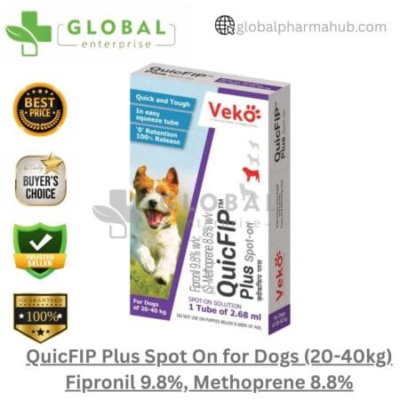 QuicFIP Plus Spot On for Dogs (20-40kg)