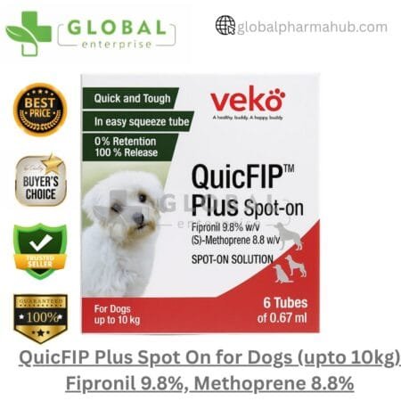 QuicFIP Plus Spot On for Dogs (upto 10kg)