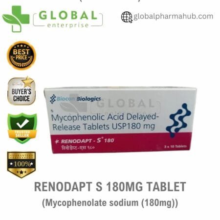 Mycophenolate sodium 180mg