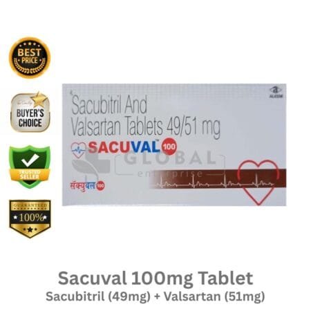 Sacuval 100mg Tablet