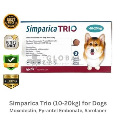 Simparica Trio (10-20kg) for Dogs