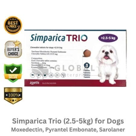 Simparica Trio (2.5-5kg) for Dogs