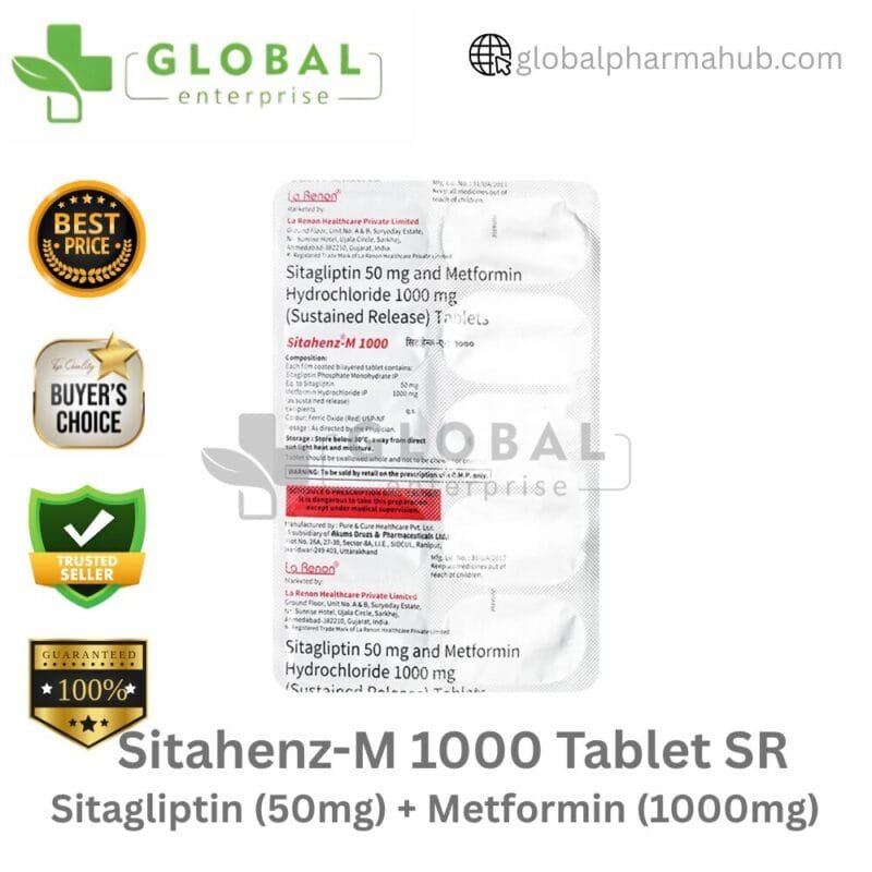 Sitahenz-M 1000 Tablet SR