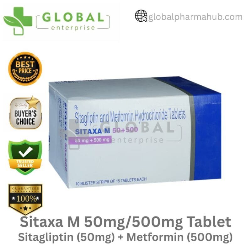 Sitaxa M 50mg/500mg Tablet