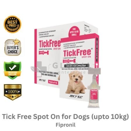 Tick Free Spot On for Dogs (upto 10kg)