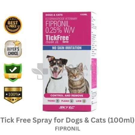 Tick Free Spray for Dogs & Cats (100ml)
