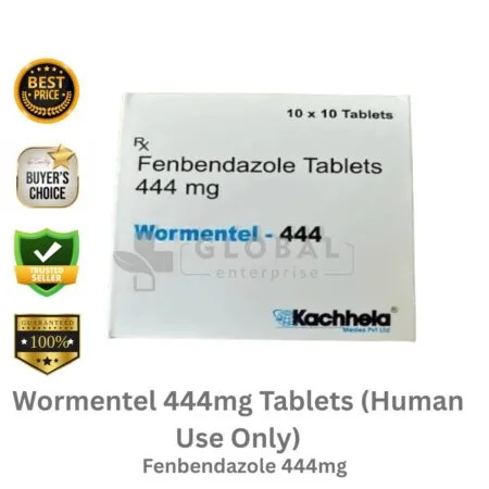 Wormentel 444mg Tablets (Human Use Only)