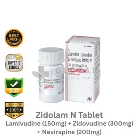 Lamivudine 150 mg + Zidovudine 300 mg + Nevirapine 200 mg