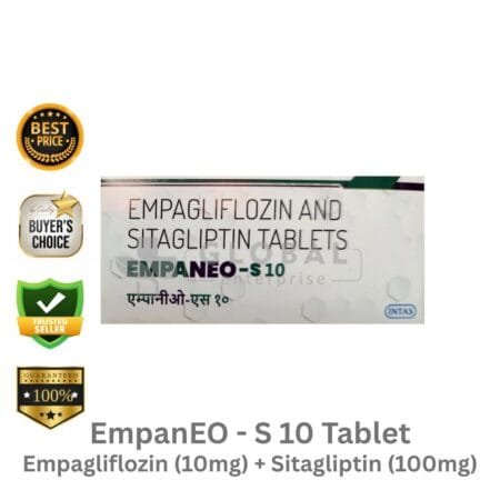 Empagliflozin 10mg and Sitagliptin 100mg