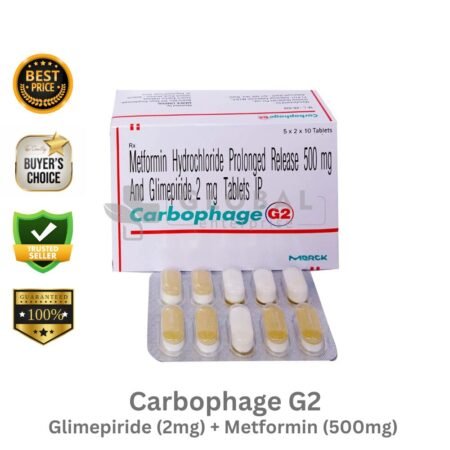 Glimepiride 2mg and Metformin 500mg