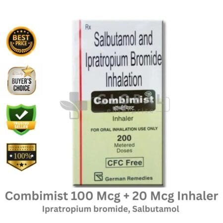 Combimist 100 Mcg + 20 Mcg Inhaler
