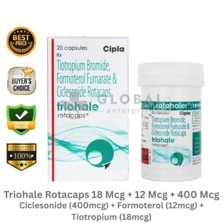 Triohale Rotacaps 18 Mcg + 12 Mcg + 400 Mcg